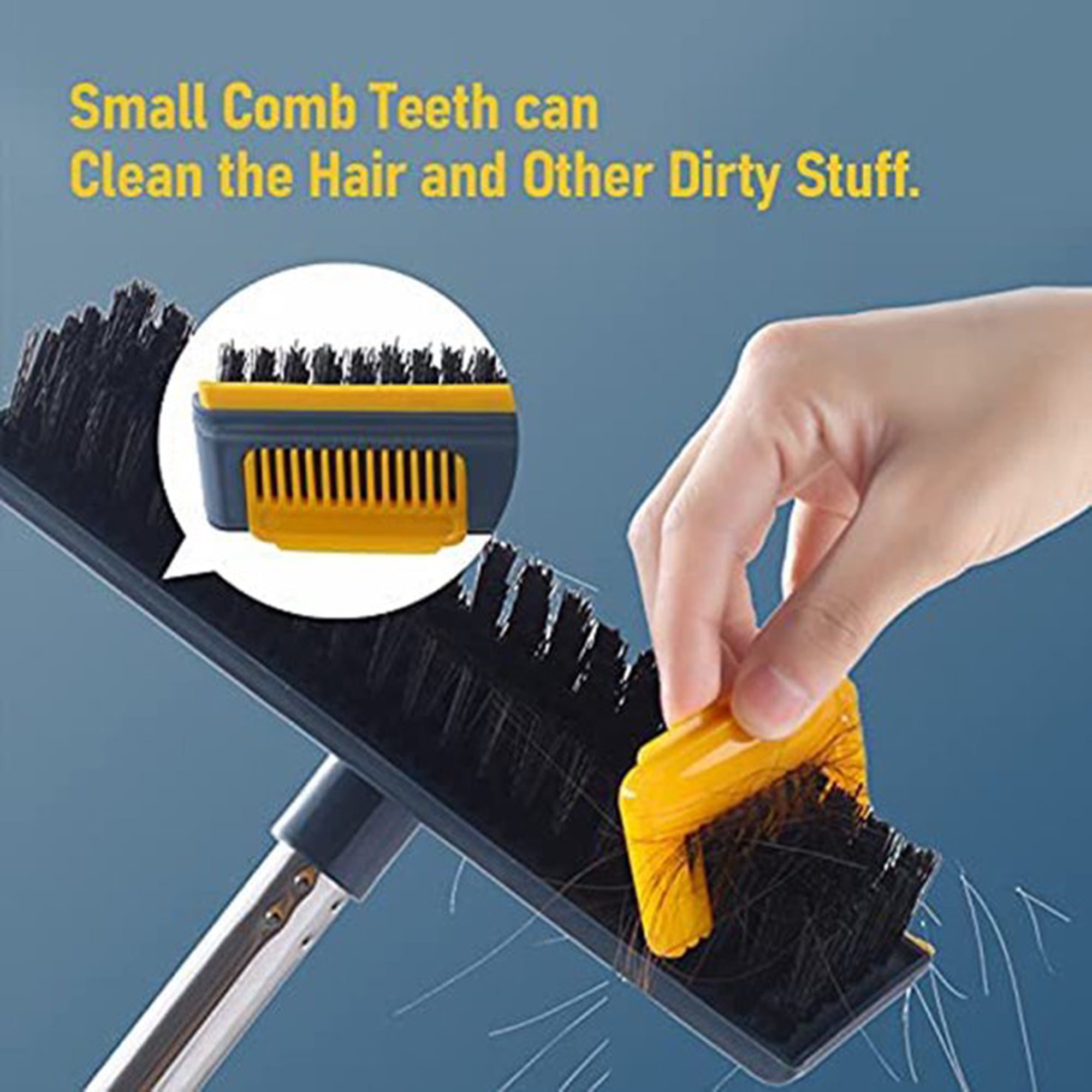 O Cedar 122872 Swivel Scrub Brush: Deck Scrub and Threaded Handle Brushes  (041785046258-2)