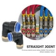 thumbnail image 3 of 2 Sets Quick-connect Pneumatic Plug-in Connector Threaded Straight-through 16-piece Hose Tube Coupler Crimp, 3 of 6