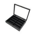 thumbnail image 4 of Organizador de gafas de sol con 8 ranuras, caja de colección de gafas, vitrina de gafas multifuncional para escritorio de tienda para mujeres y, 4 of 9