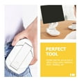 thumbnail image 3 of WRISTBIQUE 2Pcs Desktop Phone Stand White with Universal Foldable Bracket and Non Deformable Material, 3 of 8