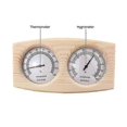 thumbnail image 2 of 2 In 1 Sauna Room Wooden Thermometer Hygrometer Steam Temperature Humidity Meter, 2 of 5