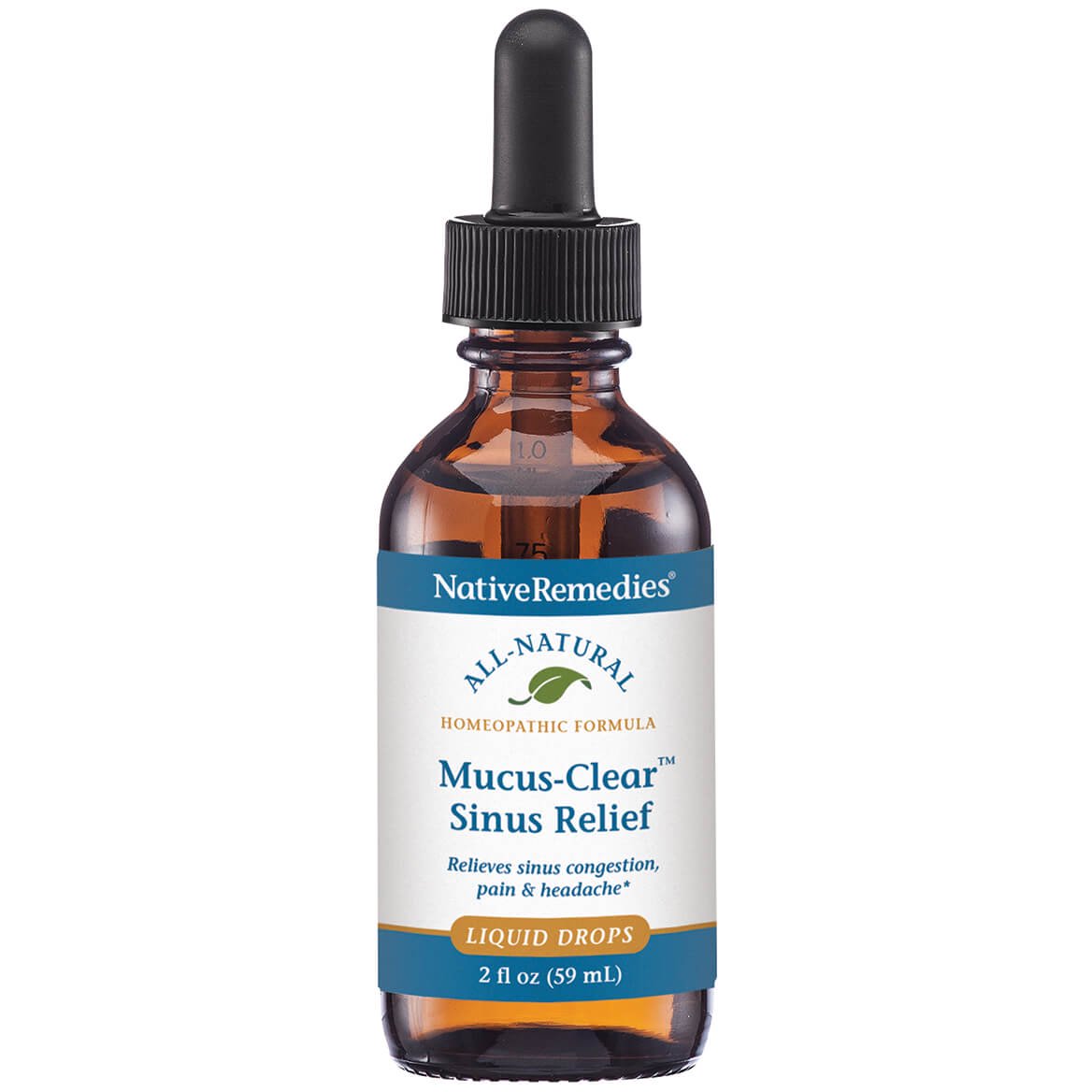 Native Remedies Mucus-Clear Sinus Relief - Natural Sinus Relief - Non-Drowsy Decongestant Support for Adults, Post-Nasal Drip & Sinus Pressure, Nasal