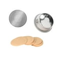 thumbnail image 2 of Cuticate 54 mm Coffee Filter Basket Coffee Machine Filter Kitchen Tools Home Reusable Replace Round Paper Espresso Puck Screen Set B, 2 of 9
