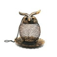 thumbnail image 5 of OutmaxHome Outdoor Garden Wild Bird Feeder Hanging Bird Feeders, Metal Mesh Wild Finch Bird Feeder for Outside with Hook for Garden Yard Decor, Owl Shaped, 5 of 9
