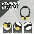 thumbnail image 3 of MELIVO Bike Lock,26.77" Bike Lock Cable,Cable Bicycle Lock Scooter Lock,Yellow, 3 of 7