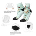 thumbnail image 5 of Pofeuu World Travel Map Print 30cm Socks, Adult Running Hiking Socks for Youth and Adult, 5 of 7