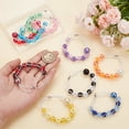 thumbnail image 3 of 10Pcs Glass Pearl & Plastic Locking Stitch Markers Mixed Color 8cm 10pcs/set, 3 of 7