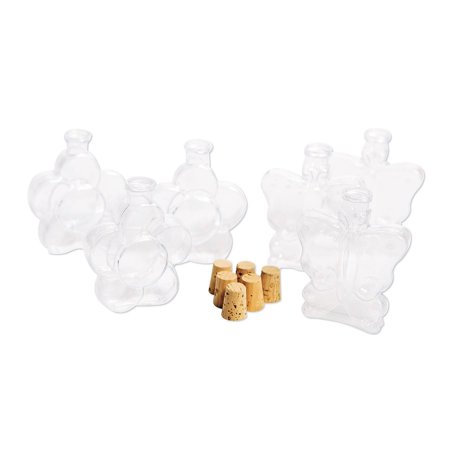 UPC: 0639767591836 | (Price/Pack of 6)S&S Worldwide Flower and Butterfly Sand Art Bottle Assortment
