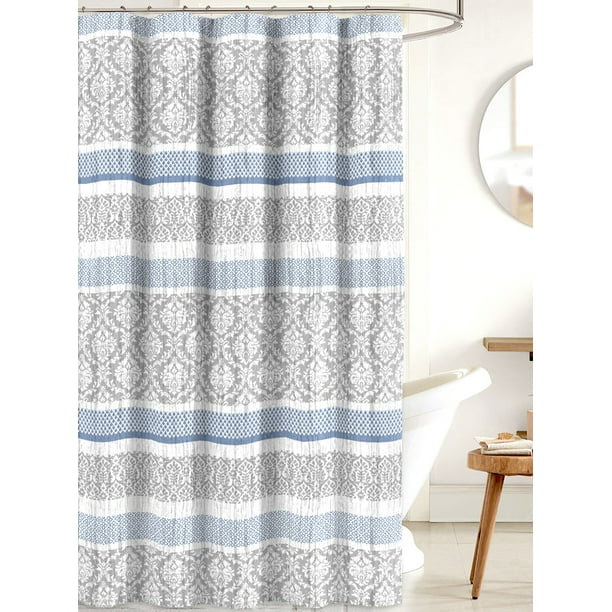 Gray And Blue Shower Curtain How To Blog