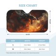 thumbnail image 2 of Kdxio Fiery Dragon Of Chaos Print Windshield Sun Shade, Foldable Sun Blocker for Car,Truck,SUV Automotive Interior Sun Protection,Reflective Shade for Front Windshield(Medium), 2 of 6
