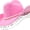 Pink, variant on Guvpev Cowboy Hat for Women's - Fashionable Party Dress Up Accessories, Rhinestone Tassels Western Hats for Halloween Cosplay, Festival, Carnival, Music Concert, Wedding & Holiday Celebration