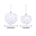 thumbnail image 5 of 3PCS Hot Home Decor DIY Wedding Decor Christmas Tree Decoration Ball Glitter Foam Ball White Petal Balls Pendant Holiday Decor 8CM 2, 5 of 8