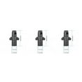 thumbnail image 3 of tamizeot Air Valve Adapter Rubber Rings Spiral Plastic Valves Adapters Tough Wear Resistant Connector Accessory Kayaks Boat Sports Black 3Set, 3 of 6