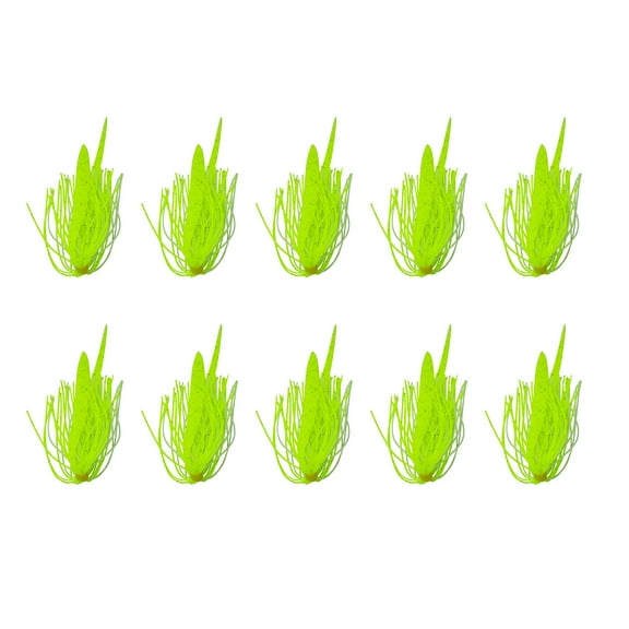 KUFptva 10Pcs Silicone Spinnerbait Skirts Replacement Fishing Skirts Elastics Umbrella Skirts for Fishing Jigs, Spinnerbaits