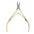 thumbnail image 1 of Tijeras para piel muerta para decoración de uñas, tijeras doradas, alicates para piel muerta de acero inoxidable chapados en oro con embalaje, tijeras para uñas, 1 of 4