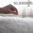 thumbnail image 3 of Plush Round Rug Fluffy White Carpets For Living Room Soft Home Decor Bedroom, 3 of 5