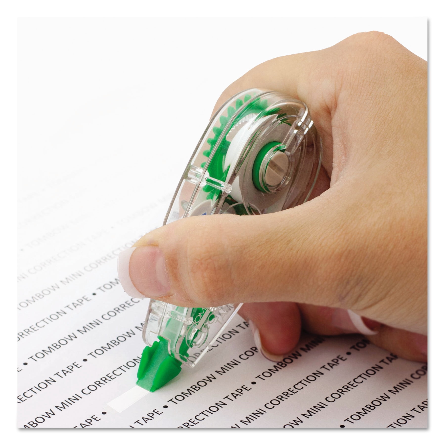 Tombow MONO Mini Correction Tape, 1/6" x 315", Non-Refillable, 10/Pack