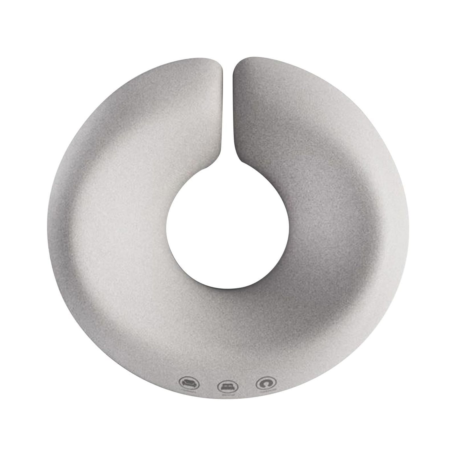 Salon Massage Pillow, Face Cradle Portable Breathable Universal U Shape Face Pillow Beauty Salon Pad for Travel Mom Dad Sponge Gray