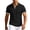 Black#20227BB, variant on Hearthz Textured Knit Men’s Polo Shirts Button Men's Short-Sleeve Shirt Collared Casual Work T Shirts Black XXXL