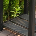 thumbnail image 2 of Ataucjin  HDPE Elevated Garden Bed with Storage Shelf - Wood Grain Finish, All-Weather Standing Planter Box with Sturdy Black Aluminum Frame for Vegetables, Herbs on Patio, Balcony & Outdoors, 2 of 7