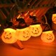 thumbnail image 4 of Cadena de luces de calabaza de Halloween Sailing Electrónica, 4 of 5