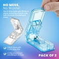 thumbnail image 6 of MEDca Pill Splitters and Cutters with V-Grip for All Medications - 2 Pack, 6 of 9