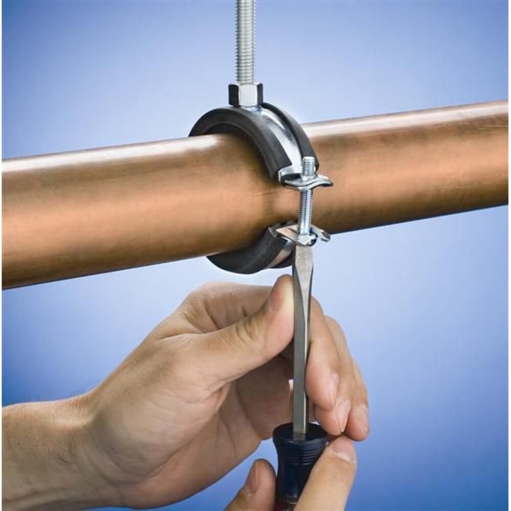 Nvent Caddy Pipe Clamp,2 7/8"MaxOD,Steel 454012