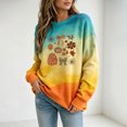 thumbnail image 5 of qafoshin Halloween Sweatshirts for Women Oversized Crew Neck Long Sleeve Printed Shirts Cute Pullover Plus Size Tops, 5 of 5