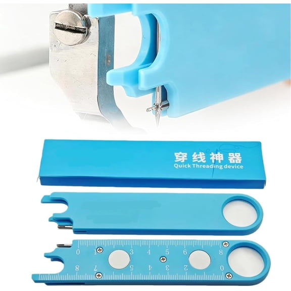 Jack Multifunctional Needle Threader, Automatic Quick Threading Device for Sewing Machine Accessories, Clothing Craft and Tailoring