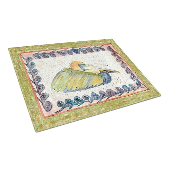 Carolines Treasures 8053LCB 15 x 12 in. Pelican Glass Cutting Board - Large