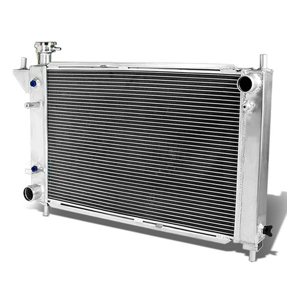 DNA Motoring Full Aluminum 3-Row Racing Radiator For 1994-1995 Ford Mustang Automatic AT
