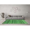 thumbnail image 3 of Ahgly Company Indoor Rectangle Oriental Emerald Green Industrial Area Rugs, 8' x 12', 3 of 4