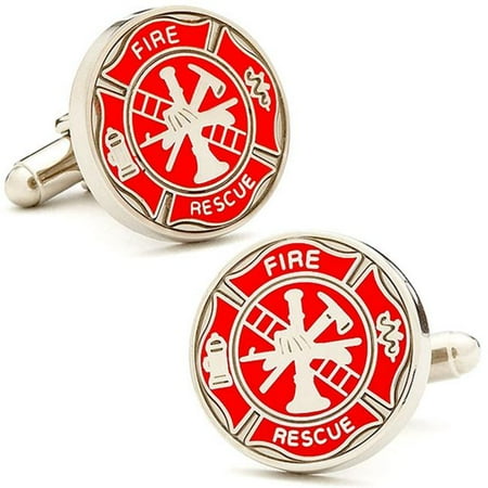 Cufflinks PD-FIRE-SL Firemens Shield Cufflinks