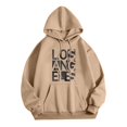 thumbnail image 4 of PENGXIANG Sweat à Capuche pour Femmes Patchwork Graphique Col Rond Tenues d'Hiver Automne Hauts pour Leggings Gris Foncé 2TG, 4 of 4