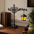 thumbnail image 4 of Library Lantern-Decorative Bookshelf Lighting, Decorative Bookcase & Reading Nook Night Light, Halloween Iron Shelf Light, Iron Shelf Light with Warm or Cool LED, Home Library and Readers, 4 of 7