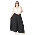 thumbnail image 2 of Pantalon tipo palazzo Roman Fashion /Tallas Extras, 2632 (Negro) negro 40, 2 of 5
