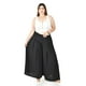 thumbnail image 2 of Pantalon tipo palazzo Roman Fashion /Tallas Extras, 2632 (Negro) negro 42, 2 of 5