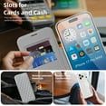 thumbnail image 5 of TECH CIRCLE for iPhone 17 Flip Wallet Case 6.3" 2025, Magnetic Clear Back, Compatible with MagSafe, 3 Card Slots, RFID Blocking, Camera Lens Protector, PU Leather Protective Cover, Gray, 5 of 8