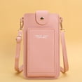 thumbnail image 2 of Stylago Crossbody Purses for Women Transparent Touchable Screen Cell Phone Shoulder Bags Ladies Portable Travel Shopping Wallet Pink, 2 of 7