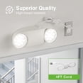 Emergency Light Rnd 4 Pack Led Emergency Lights with Round Head, 4FT Plug in Cord - Walmart.com