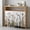 White, variant on Pastoral Botanical Cabinet Curtain 35"Wx35"L, Dustproof Under Sink Skirt with Self Adhesive Tape, Farmhouse Floral Watercolor Cabinet Curtain Cover for Kitchen Sink, Bathroom Vanity, Laundry Room