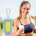 thumbnail image 2 of Outdoor Microfiber Portable Fitness Cool Towel Sports Cooling Ice Towel Cold Sports Towel Camping LIGHT BLUE, 2 of 8
