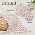 thumbnail image 3 of Pink Rose Palm Tree Body Pillow Cover 20 x 60 Inch Decorative Pillow Cover Summer Tropical Botanical Plants Beige Lumbar Pillowcase Seasonal Rectangle Cushion Case for Couch Sofa Bed Living Room, 3 of 9