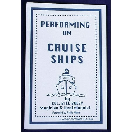 Morris Costumes Performing On A Cruise Ship Magic Book