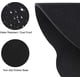 thumbnail image 3 of Alfombrilla de ratón con reposamuñecas, reposamuñecas ergonómico de color negro puro, cómoda almohadilla de espuma viscoelástica antideslizante para ordenador y oficina (negro), 1 unidad, 3 of 5