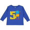 thumbnail image 3 of Inktastic This Robot is Five Fifth Birthday Boys or Girls Long Sleeve Toddler T-Shirt, 3 of 5