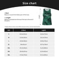 thumbnail image 4 of Logiee Green Leave Fern Print Men's Workout Tank Top,Quick Dry Workout Tank Top,Gym Muscle Tee,Fitness Bodybuilding Sleeveless T Shirt-X-Large, 4 of 7