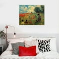 thumbnail image 5 of Nawypu World Famous  Field of Poppies Monet Poster Print Decorative Painting Canvas Wall Art Living Room Posters Bedroom Painting Frame, 5 of 6