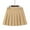 Khaki, variant on purcolt Skirts for Girls Pleated Skirt A-line High Waisted School Uniform Skirts with Undershorts Elastic Flared Plain Skirts for Girls 9-16 Years