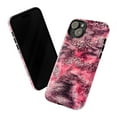 thumbnail image 3 of Hot Pink Animal Print Phone Case, Leopard and Cheetah Pattern, Unique Fashion Art Case for iPhone 17 16 15 14 13 12 11, 3 of 6